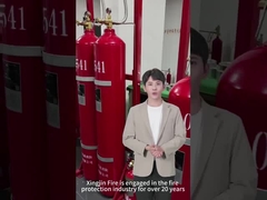 Mạng ống thiết bị chữa cháy nitơ 80L 90L IG100 Loại đỏ