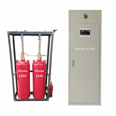 Fire Suppression System NOVEC1230 Red GSG Certified High Durability Charging Rate ≤0.95KG/L